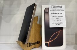 iPhone 16 Pro 256GB független arany akku 96% (95) iSzerelés.hu