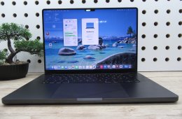 Apple MacBook Pro 16” (2023, M3 Pro) – Liquid Retina XDR + ProMotion 120 Hz, akár 22 óra – 36 GB RAM – 500 GB SSD – Használt, karcmentes – 133 ciklus / 90% akku – 3 hónap garancia