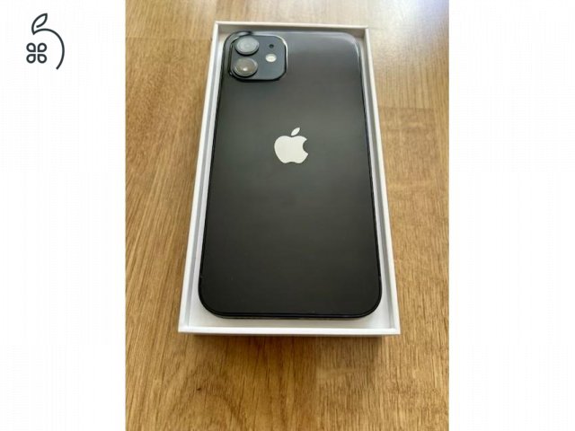 Hibátlanul működő kártyafüggetlen iPhone 12 (64 GB) új bőrtokkal