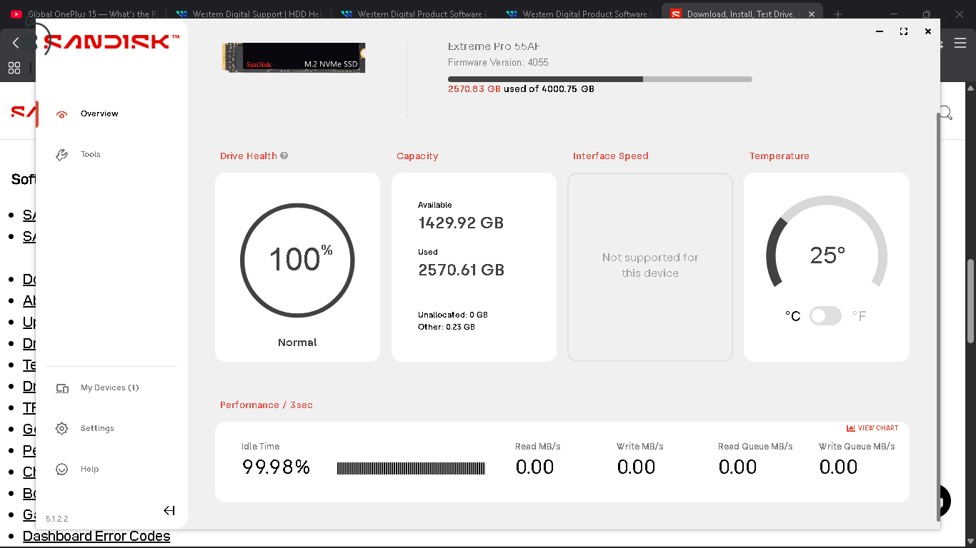 SanDisk Extreme Pro 4TB Portable SSD (V2 - Javított széria!) – 100/100%, Számlás