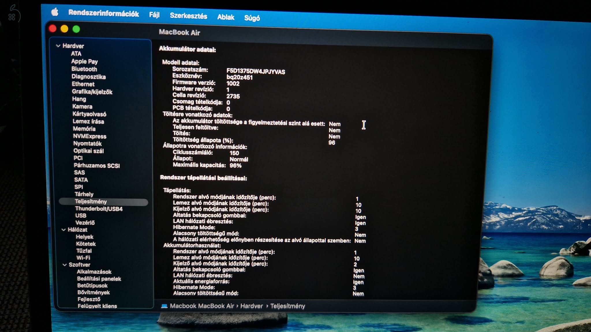Hibátlan állapotú Macbook Air M1 eredeti dobozban - 256GB SSD 8GB RAM