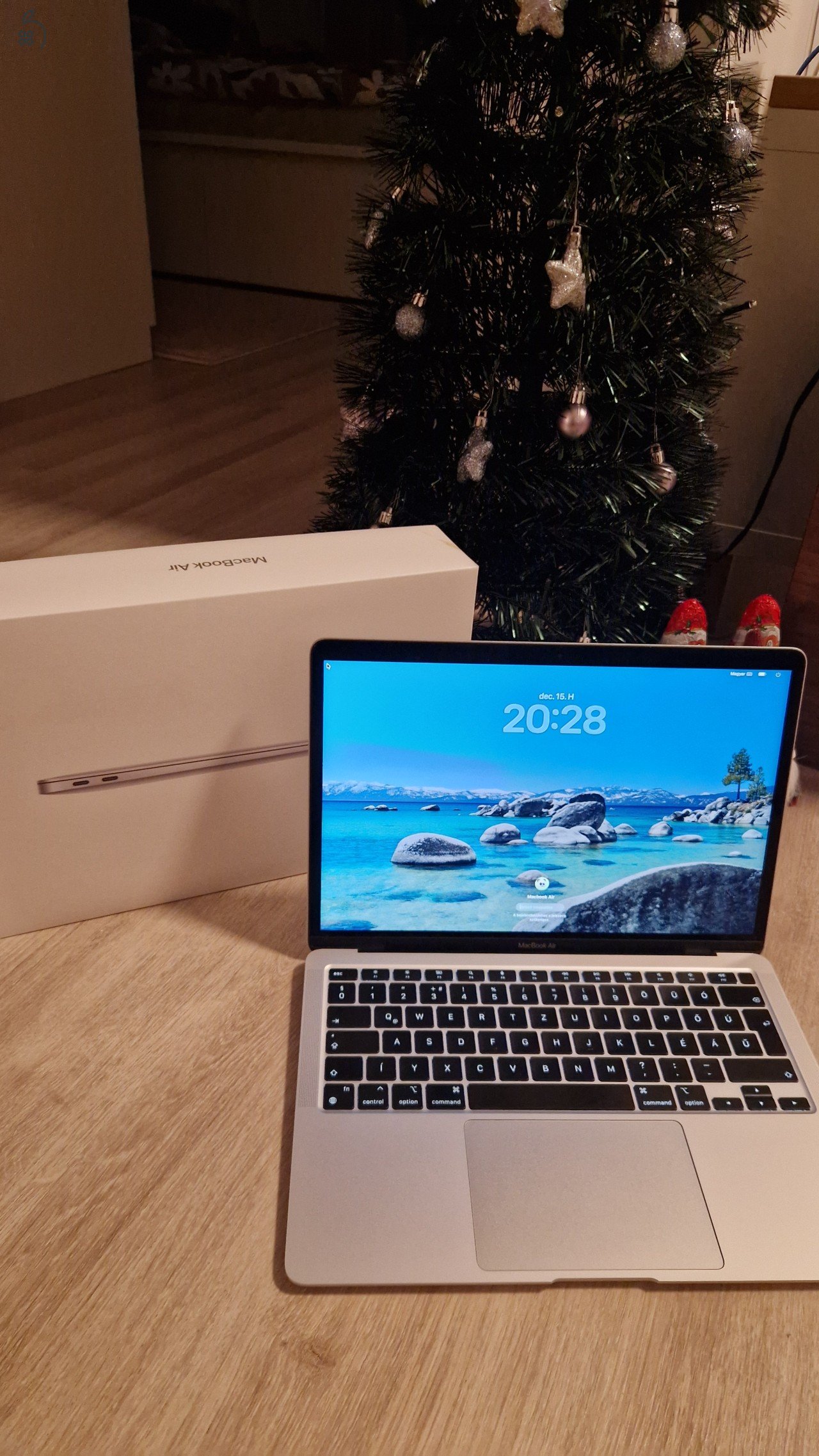 Hibátlan állapotú Macbook Air M1 eredeti dobozban - 256GB SSD 8GB RAM