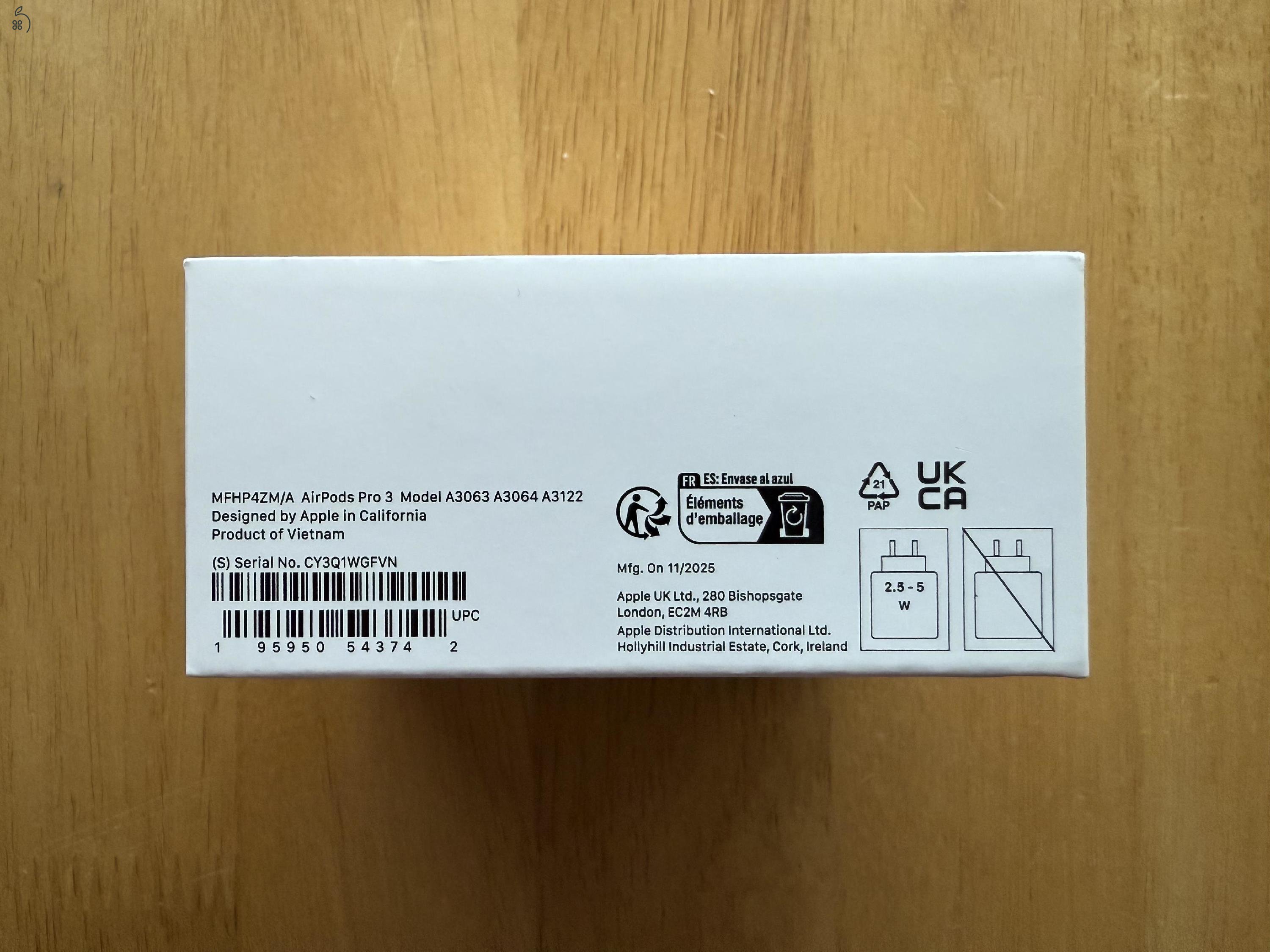 AirPods Pro 3 - Bontatlan - 95.000 Ft