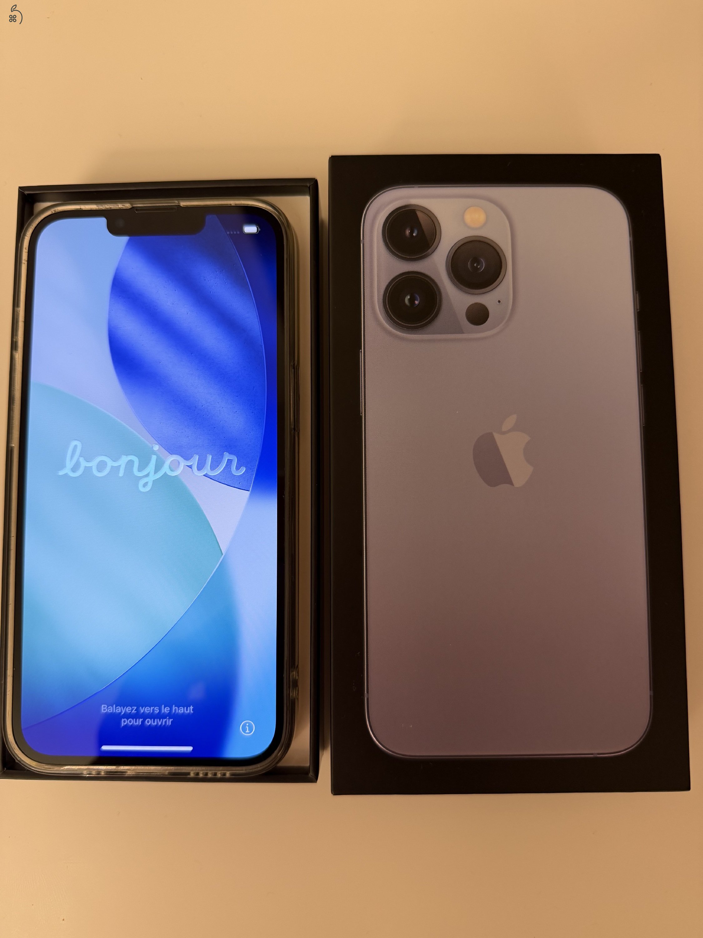 Eladó megkímélt állapotú iPhone 13 Pro Sierra Blue