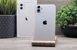 iPhone 11 White 64GB 2 ÉV Garanciával Számlával 100% Akku