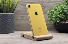 iPhone XR Yellow 64GB 2 ÉV Garanciával Számlával 100% Akku