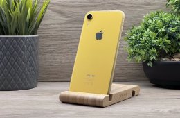 iPhone XR Yellow 64GB 2 ÉV Garanciával Számlával 100% Akku