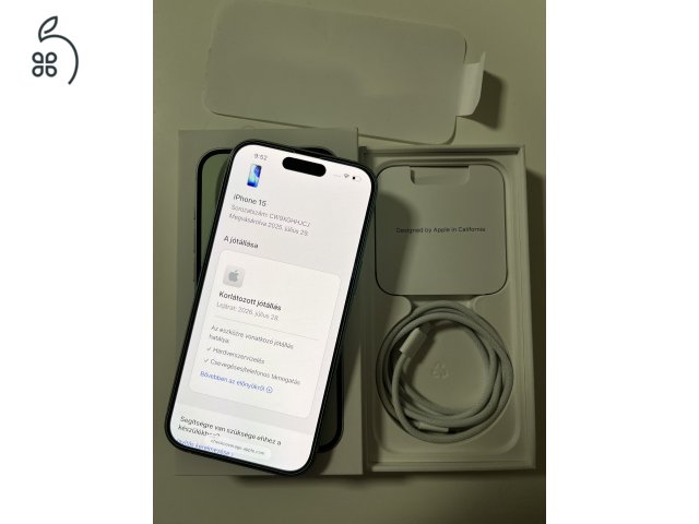 iPhone 15 128GB Apple garancia! Akku 100%!