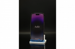 Apple iPhone 14 Pro 128 GB Deep Purple 100% akku - 12 HÓ GARANCIA