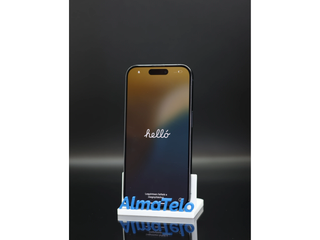 Apple iPhone 15 Pro 256 GB Blue Titanium 100% akku - 12 HÓ GARANCIA