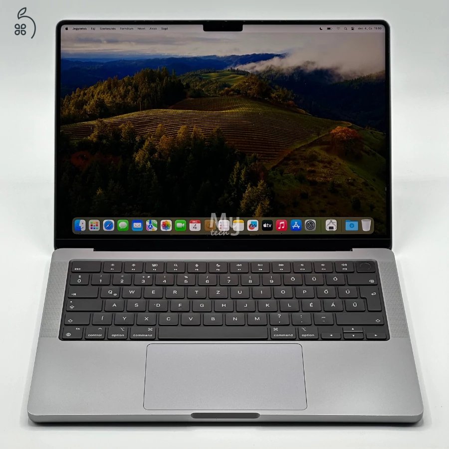 MacBook Pro 14 2021, M1 Pro 10 core, 32 GB RAM, 16 core GPU, 1 TB SSD 27% ÁFÁS (0278AR-3972)