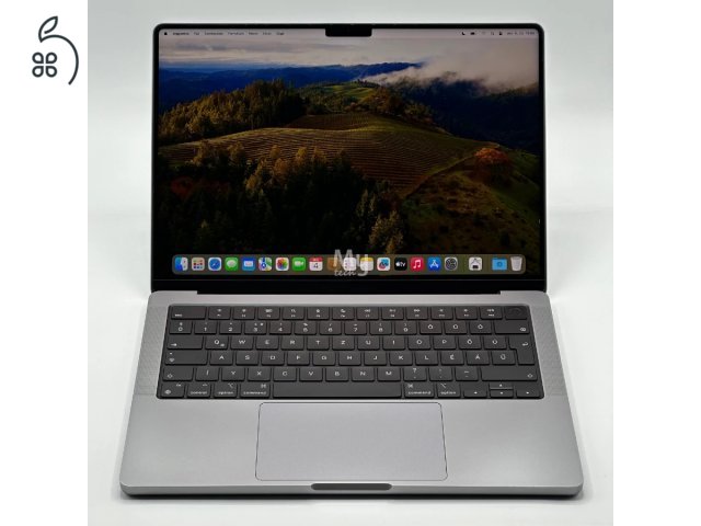 MacBook Pro 14 2021, M1 Pro 10 core, 32 GB RAM, 16 core GPU, 1 TB SSD 27% ÁFÁS (0278AR-3972)
