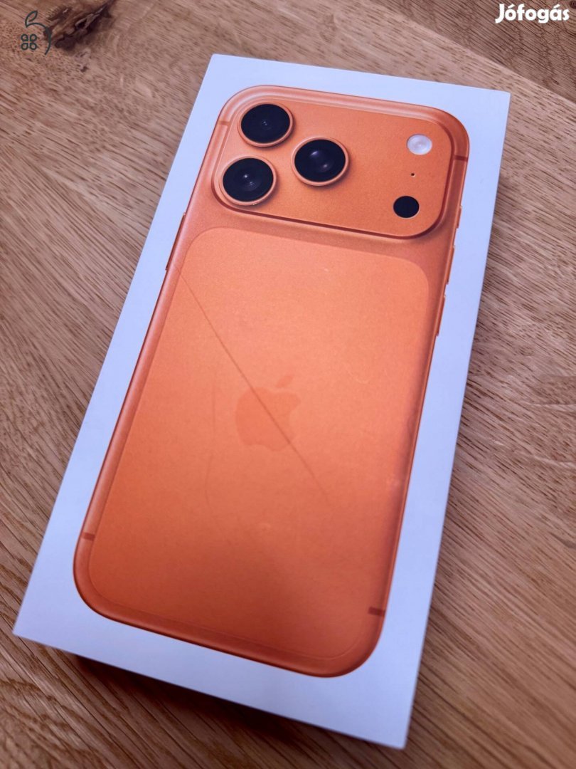iPhone 17Pro 256 GB Cosmic Orange, bontatlan, új