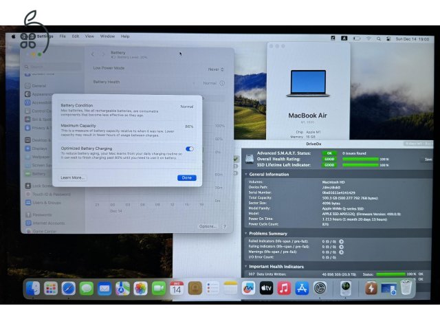 Macbook Air M1 CTO (16 GB ram, 500 GB ssd)
