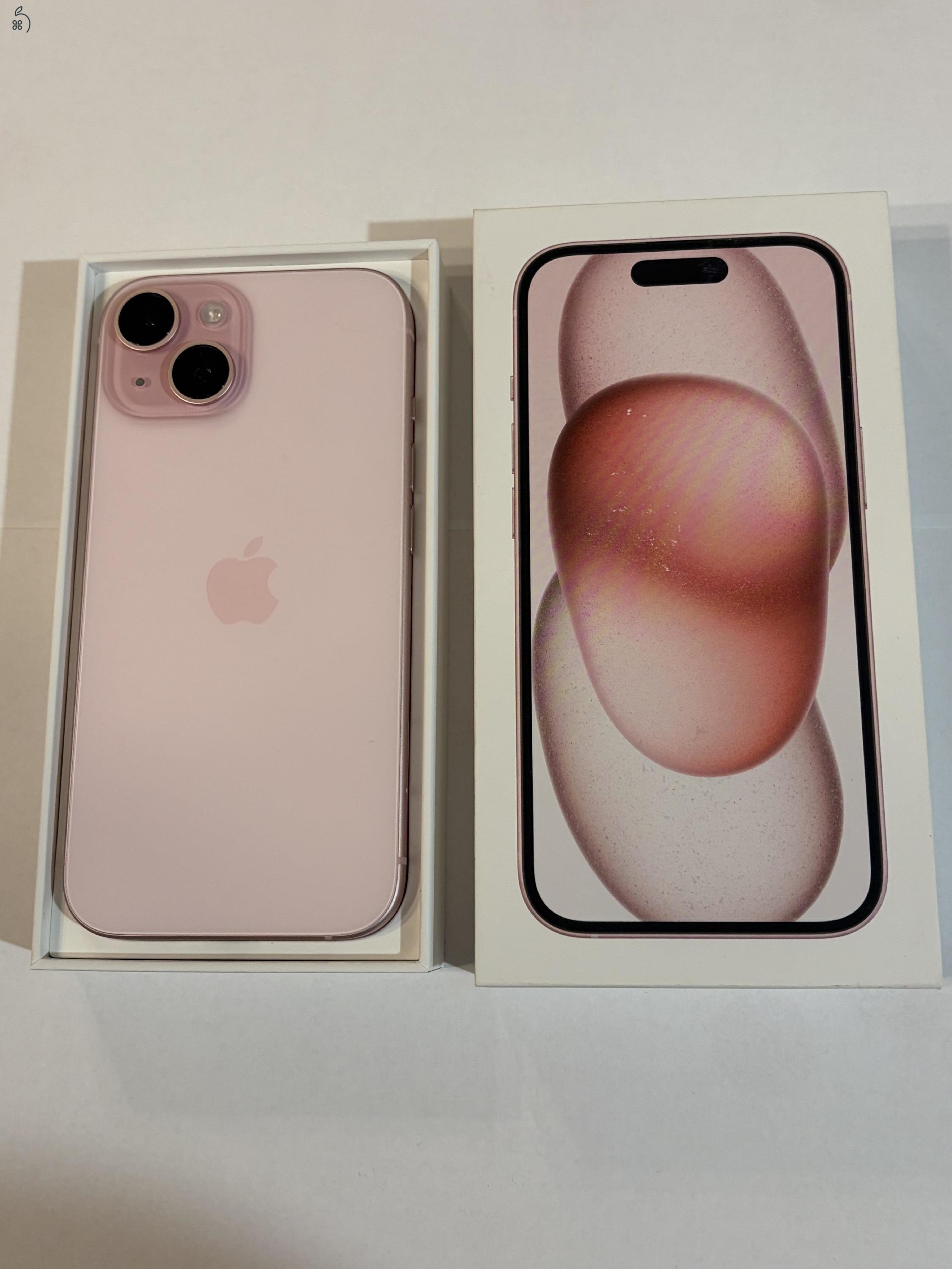 Apple iPhone 15 – 128 GB – Rózsaszín 