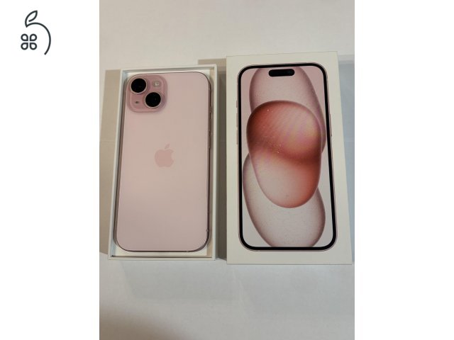 Apple iPhone 15 – 128 GB – Rózsaszín 