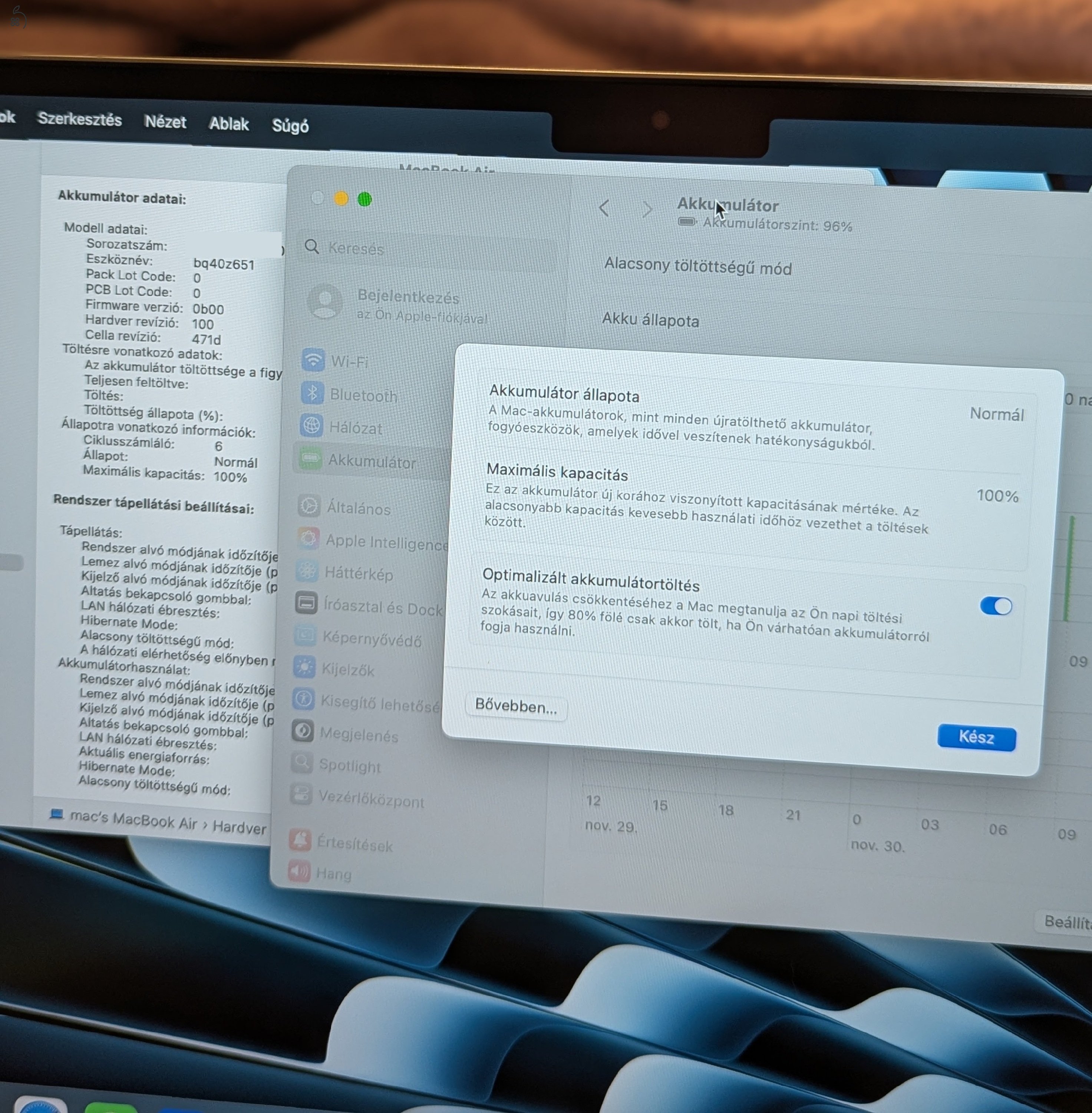 MacBook Air M4 gyári garanciális