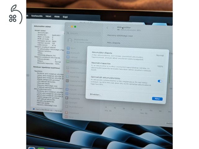 MacBook Air M4 gyári garanciális