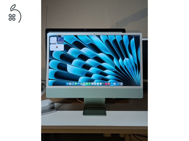 iMac M1 16/512GB zöld szín, megkímélt