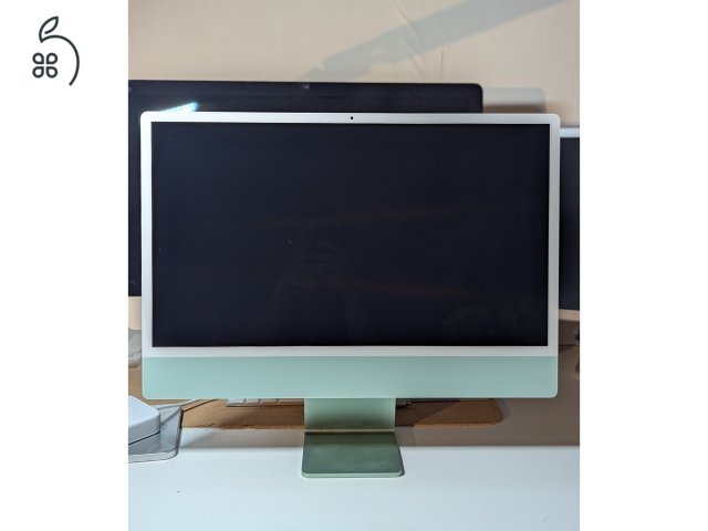 iMac M1 16/512GB zöld szín, megkímélt