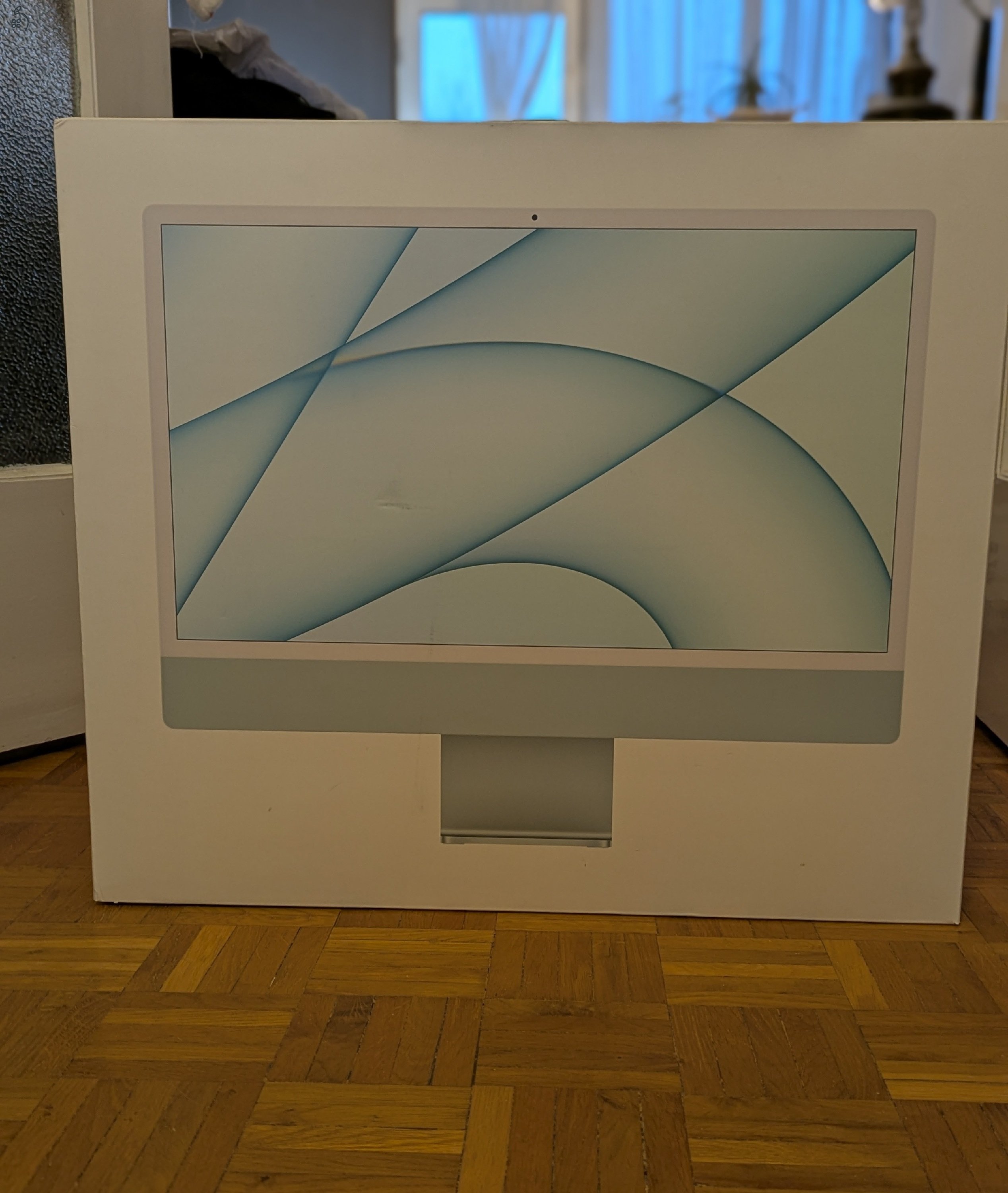 iMac M1 16/512GB zöld szín, megkímélt