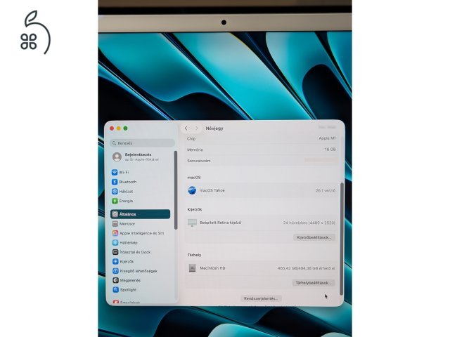 iMac M1 16/512GB zöld szín, megkímélt