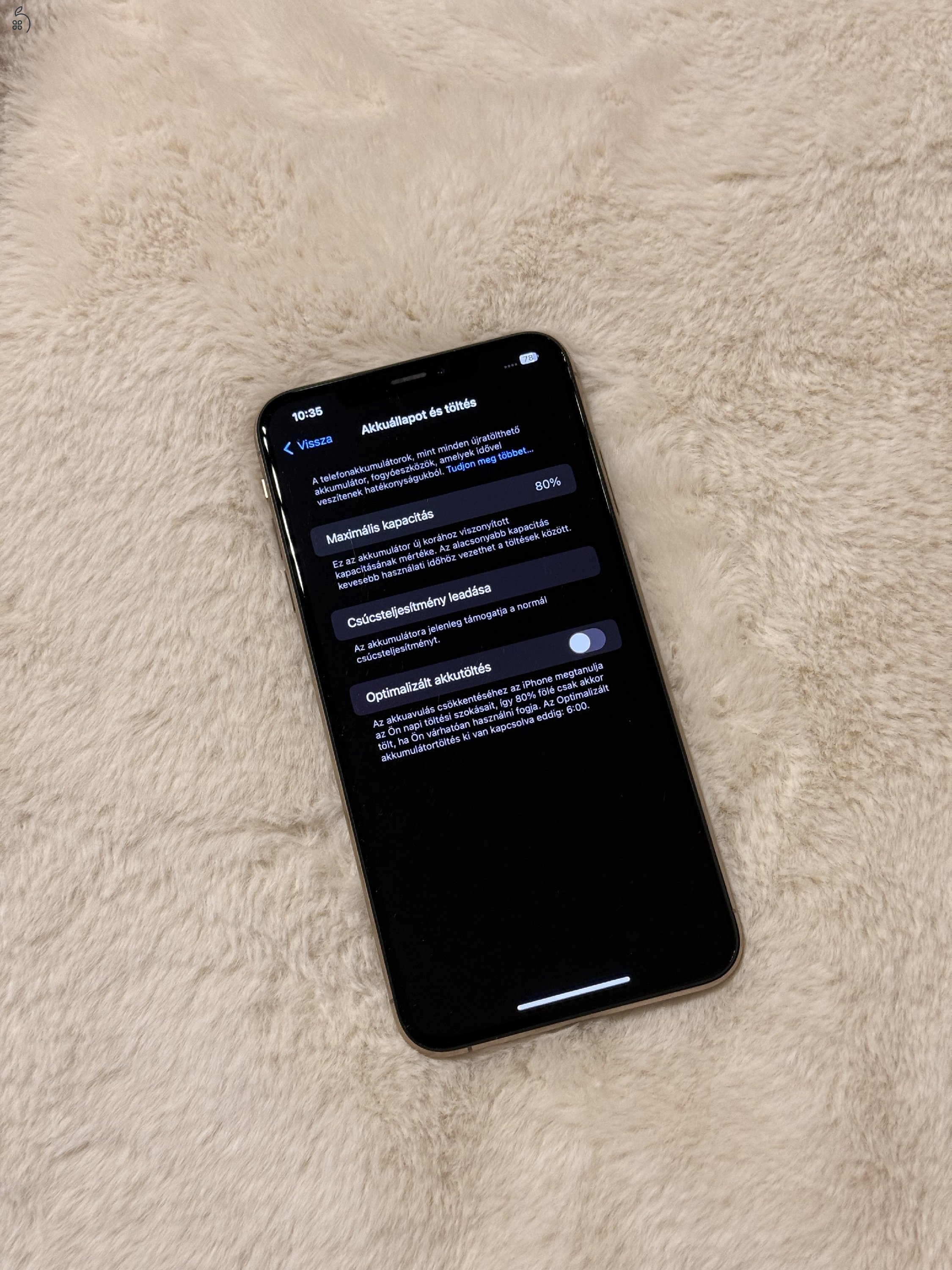 IPhone XS Max - 256 GB - Kártyafüggetlen 