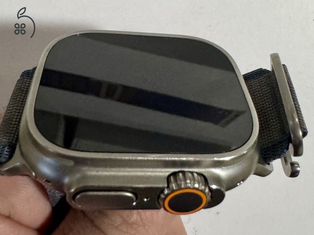 Apple Watch Ultra 2 GPS + Cellular, 49 mm-es titántok, kék Alpesi pánt - L