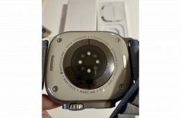 Apple Watch Ultra 2 GPS + Cellular, 49 mm-es titántok, kék Alpesi pánt - L