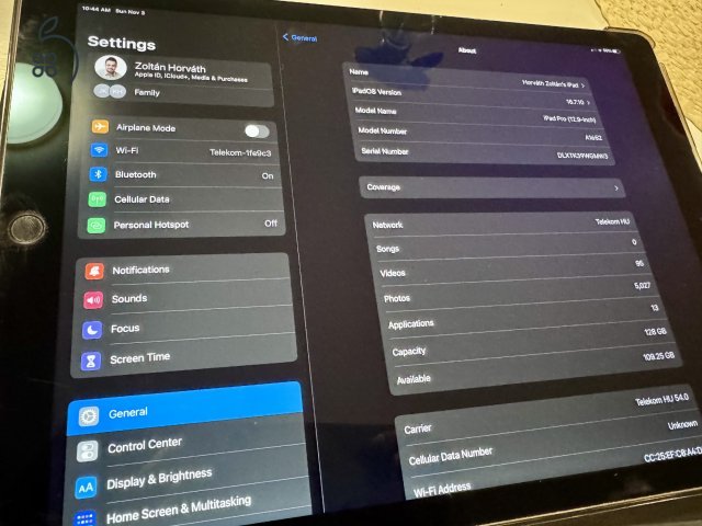 iPad Pro 12.9 1st WiFi + Cellular ÚJ AKKSI!!