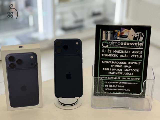 iPhone 17 Pro Max 2TB Független Hibátlan/2028.10.09.Gar./Akku 100%/p4637