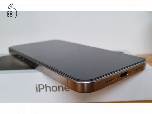 iPhone 15 Pro Max Natural Titanium 256GB független, szép állpotú