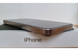 iPhone 15 Pro Max Natural Titanium 256GB független, szép állpotú