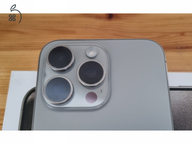 iPhone 15 Pro Max Natural Titanium 256GB független, szép állpotú