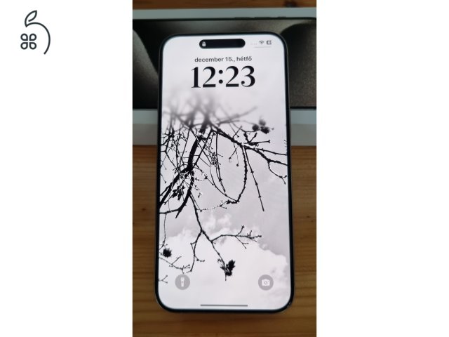 iPhone 15 Pro Max Natural Titanium 256GB független, szép állpotú