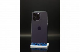 Apple iPhone 14 Pro Max 128 GB Deep Purple 100% akku - 12 HÓ GARANCIA