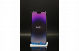 Apple iPhone 14 Pro Max 128 GB Deep Purple 100% akku - 12 HÓ GARANCIA