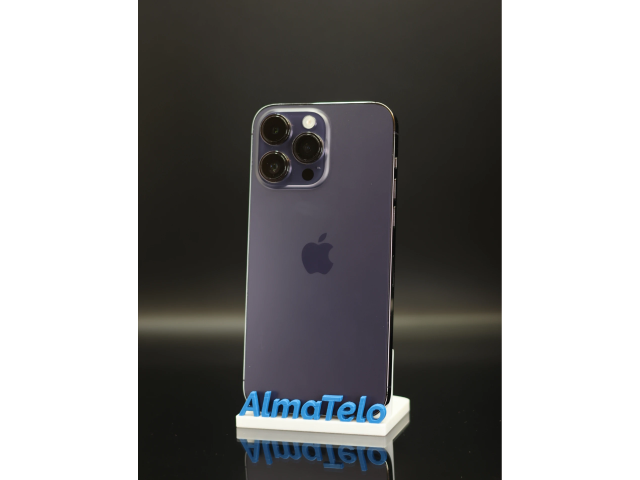 Apple iPhone 14 Pro Max 256 GB Deep Purple 100% akku - 12 HÓ GARANCIA