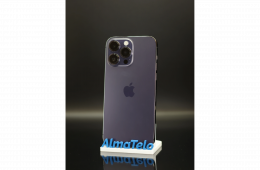 Apple iPhone 14 Pro Max 256 GB Deep Purple 100% akku - 12 HÓ GARANCIA