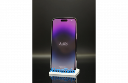 Apple iPhone 14 Pro Max 256 GB Deep Purple 100% akku - 12 HÓ GARANCIA