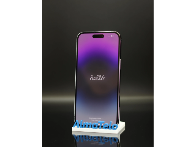 Apple iPhone 14 Pro Max 256 GB Deep Purple 100% akku - 12 HÓ GARANCIA