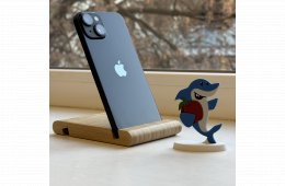 GYÖNYÖRŰ iPhone 14 128GB Midnight -1 ÉV GARANCIA - Kártyafüggetlen, MS4248,100% Akksi