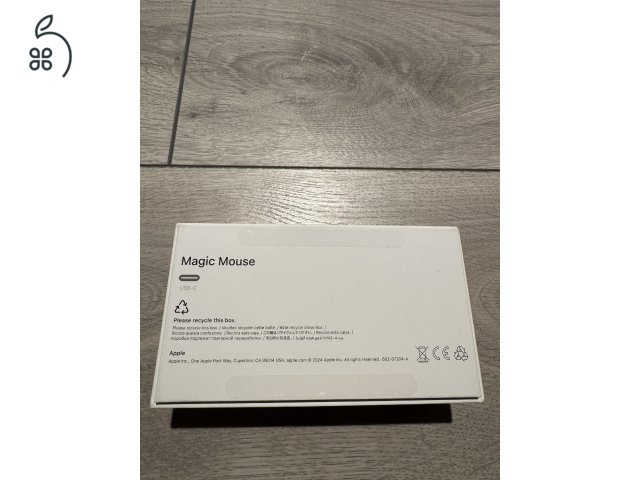 Apple Magic Mouse (2024) vezeték nélküli Multi-Touch egér MXK53ZM/A (garanciás)
