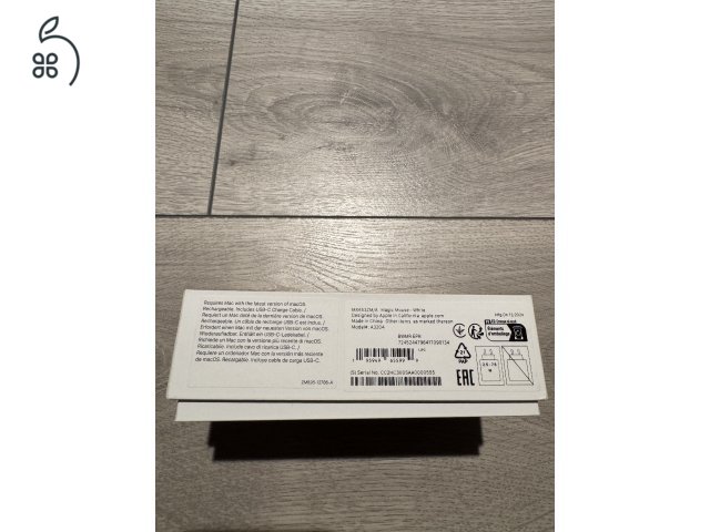 Apple Magic Mouse (2024) vezeték nélküli Multi-Touch egér MXK53ZM/A (garanciás)