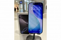 Újszerű iPhone 16 Pro 128GB Fekete 92% Akku Független 3Hó Gar + Beszámítás