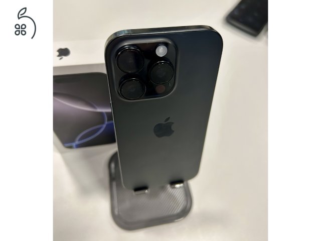Újszerű iPhone 16 Pro 128GB Fekete 92% Akku Független 3Hó Gar + Beszámítás