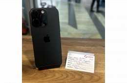 156. Apple iPhone 16 Pro - 128 GB – Fekete Titán – Újszerű 2026.02.11+2év GAR.