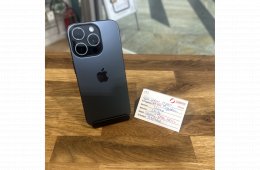 Apple iPhone 15Pro - 256 GB – Fekete Titán – Újszerű - Akku 100% ( 133.)