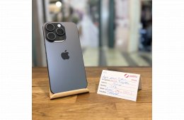 Apple iPhone 15Pro - 128 GB – Fekete Titán – Újszerű - Akku 100% ( 120.)
