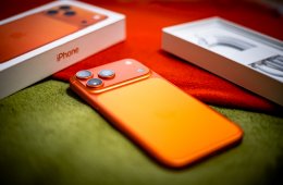 Új aktiválatlan 17 Pro Max E-sim 256GB cosmic orange 